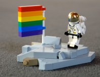 LEGO rainbow flag