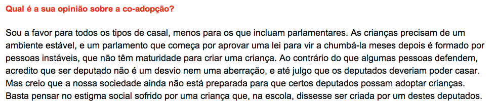 Ricardo Araújo Pereira E A&nbsp;Co-Adopção