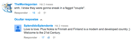 Comentário Homofóbico #LumiaLove