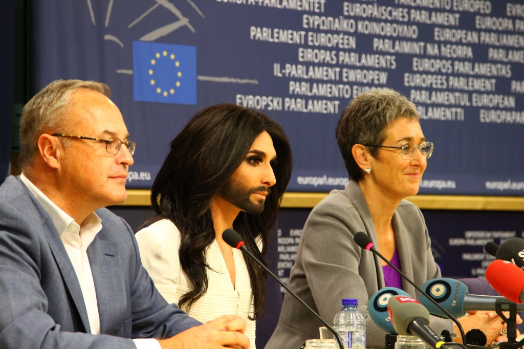 Conchita Wurst No Parlamento&nbsp;Europeu