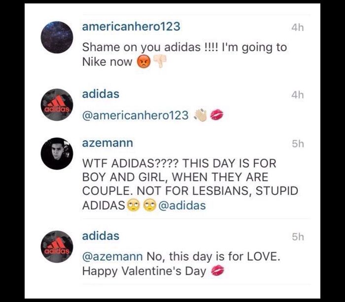 adidas homofobia LGBT