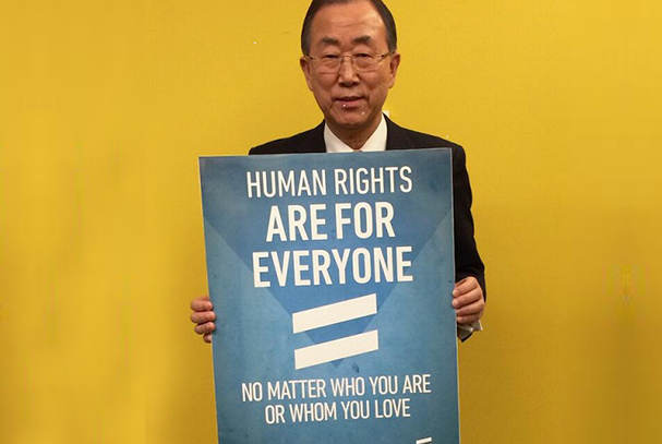 ONU LGBT homofobia transfobia direitos humanos Ban Ki-moon