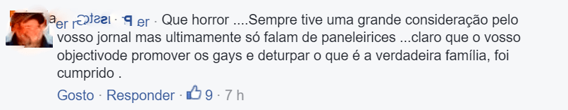 Comentário Homofóbico 2