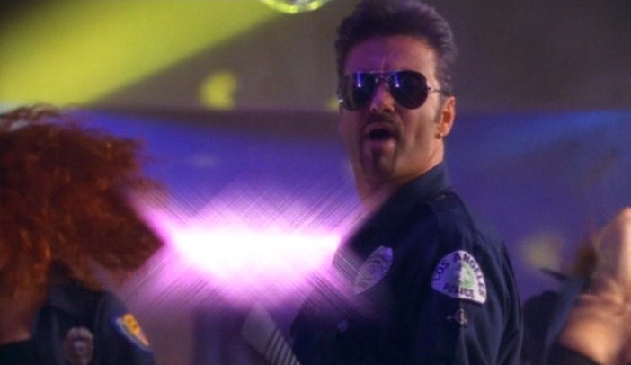 outside_george_michael_police_uniform_los_angeles_arrest