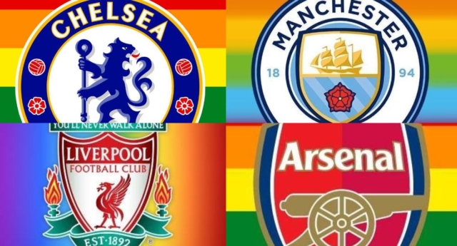 Futebol: Clubes da Premier League vestem-se de arcos-íris (para quando o mesmo em&nbsp;Portugal?)