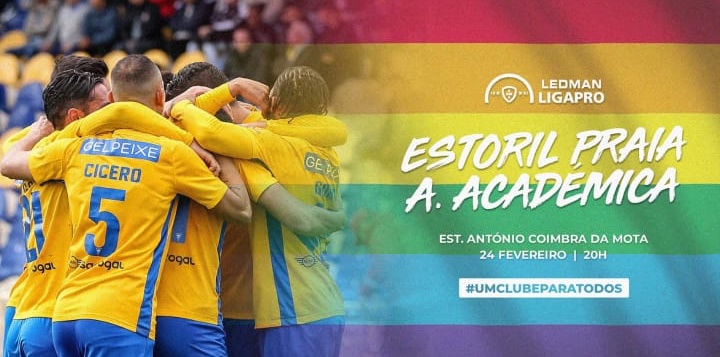 Estoril Praia faz história e lança campanha Orgulhosa: “Queremos dizer ao mundo que não há espaço para preconceito e discriminação”