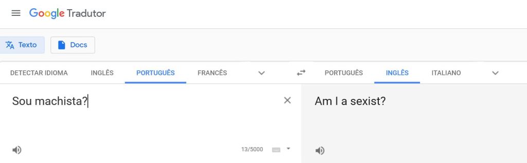 Google Tradutor — o maior machista de&nbsp;todos