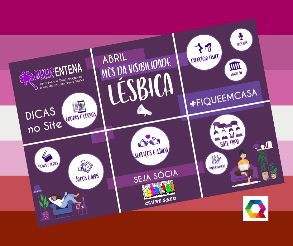 Clube Safo lança “Militância no Sofá”: Abril é mês da Visibilidade&nbsp;Lésbica