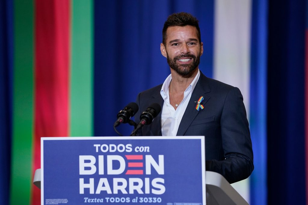 Ricky Martin apoia Biden: O movimento ‘latinos por Trump’ é “realmente assustador”
