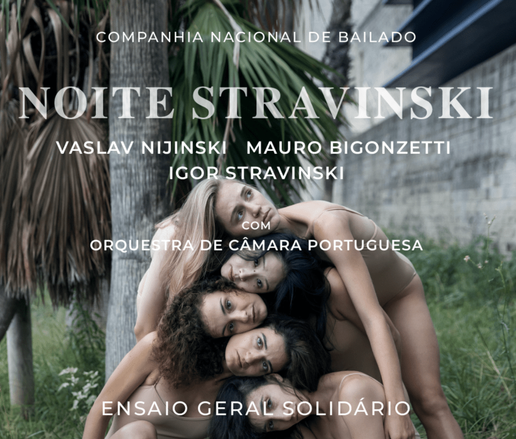 Companhia Nacional de Bailado com 'Noite Stravinski' solidária de apoio à Opus Diversidades