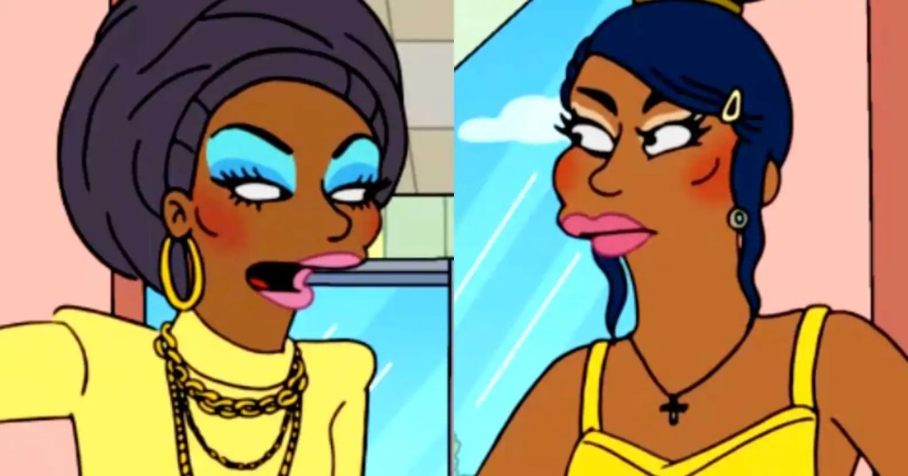 Monét X Change e Bob The Drag Queen vão aparecer n'Os Simpsons no primeiro dia de 2023