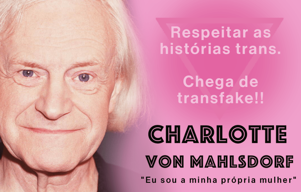 Respeitar as histórias trans. Diga sim ao talento trans. Chega de&nbsp;transfake!!