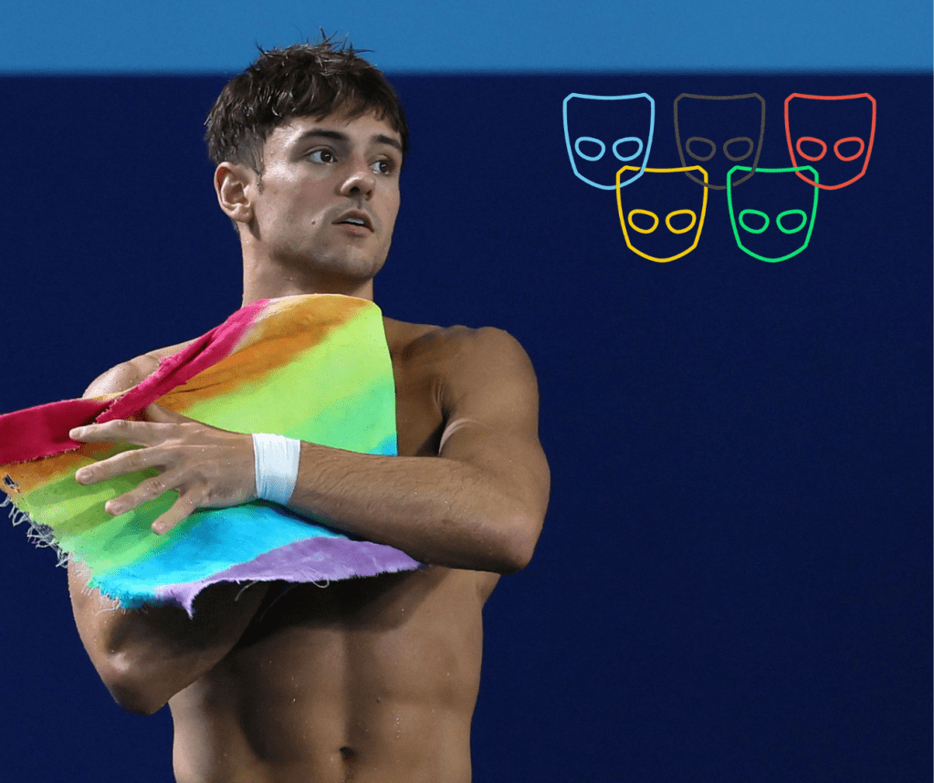 Jogos Olímpicos: Grindr bloqueia a função "explorar" na vila olímpica de Paris para proteger atletas queer. Tom Daley na imagem.