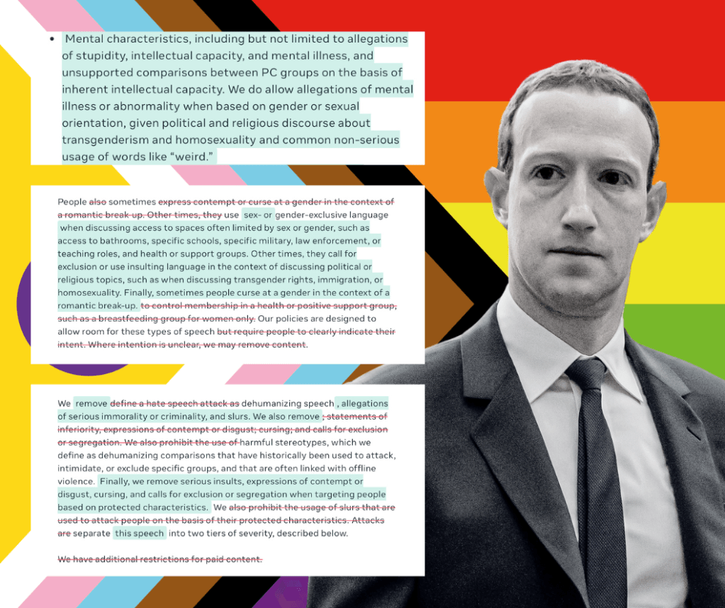 Meta dá espaço ao discurso de ódio: Novas regras ameaçam comunidade&nbsp;LGBTQ+