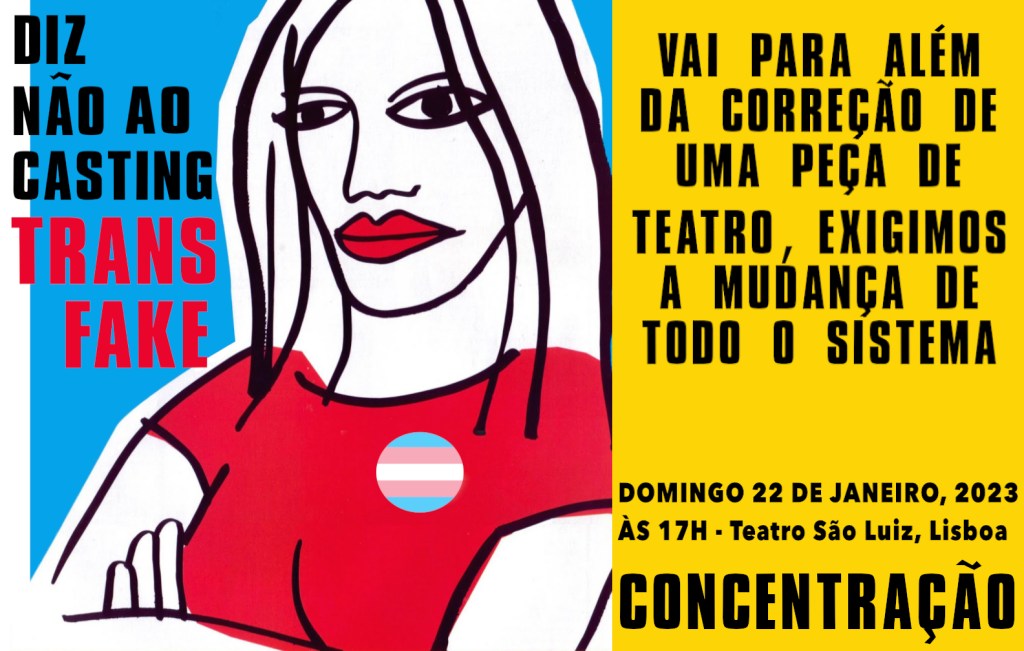 Manifesto ‘Diz não ao casting transfake’