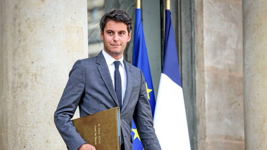 Macron nomeia Gabriel Attal, o primeiro-ministro mais novo da história de França e primeiro assumidamente gay