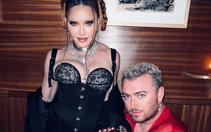 Sam Smith e Madonna lançam ‘Vulgar’ como resposta a trolls num novo hino de&nbsp;Orgulho