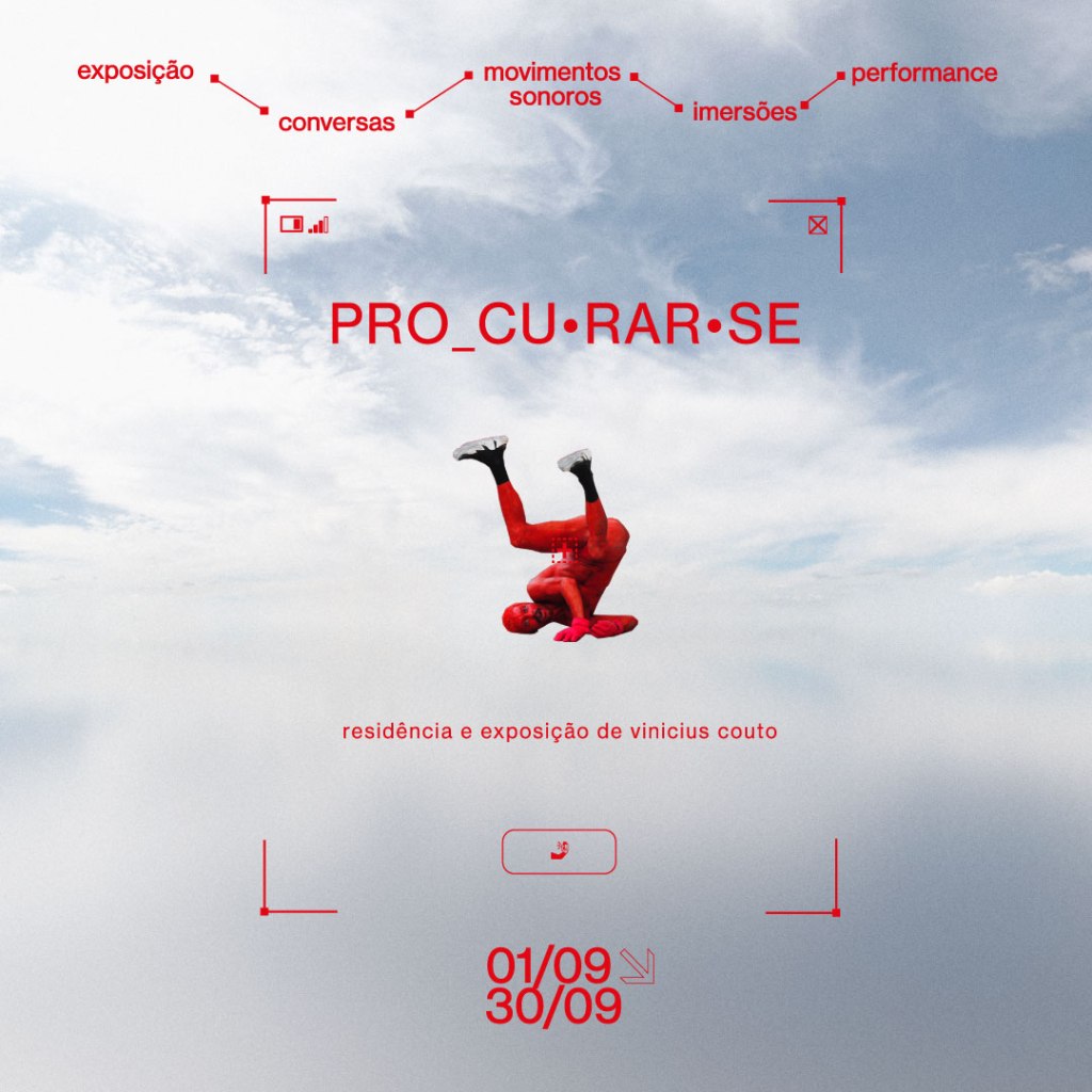 Cartaz Exposição PROCURARSE de Vinicius Couto
