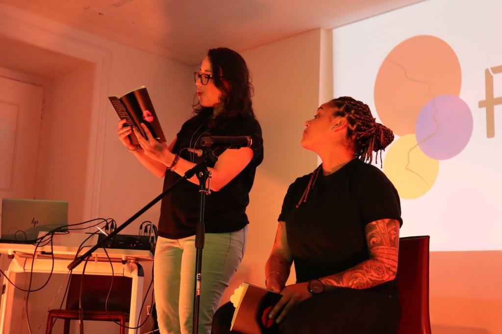 Todo Mundo Slam: Marina Campanatti e Karen David - Crédito: Rute Vasconcelos