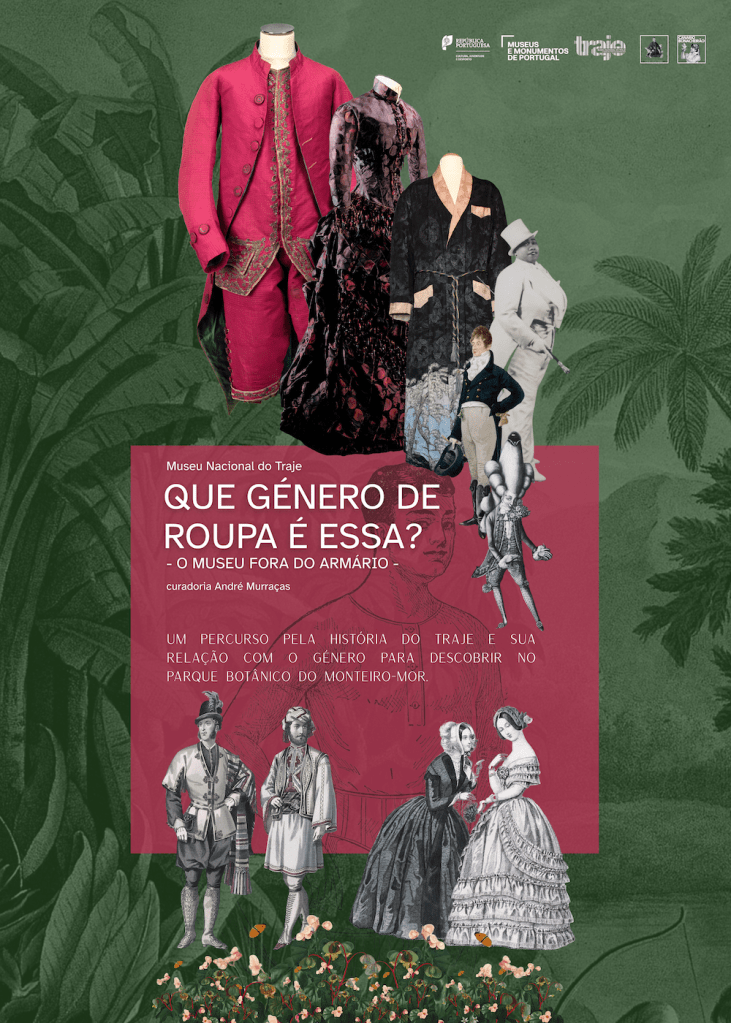 Cartaz da exposição “Que género de roupa é essa?” - O Museu Fora do Armário