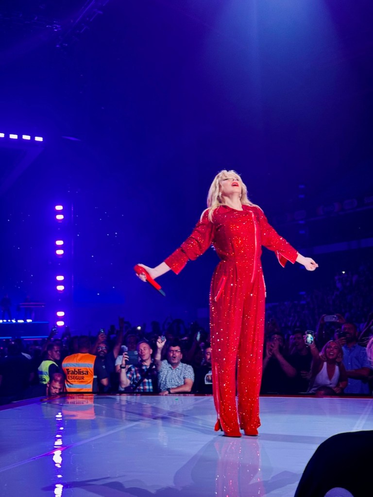 Kylie Minogue em Lisboa durante a Tension Tour (2025)